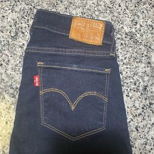 Levi’s 711 skinny jeans-DARK
